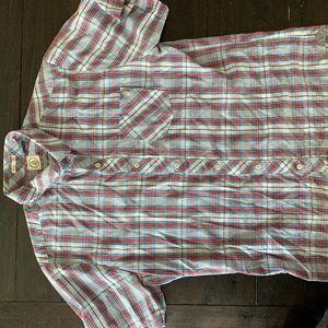Vans Classic Fit Short Sleeved Button Up - Mens L